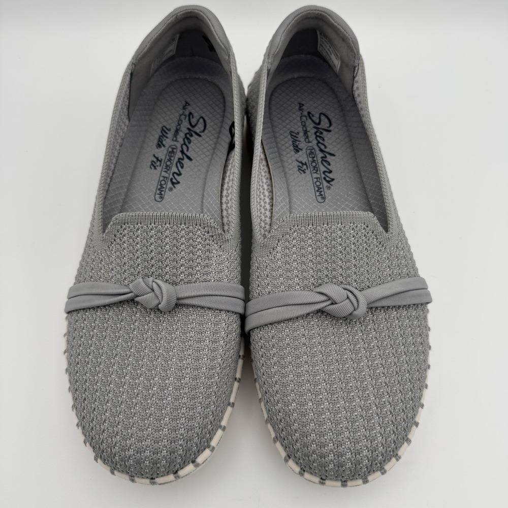Skechers Women's Wide Slip-On Casual Shoes AC2 Gray Size 6.5